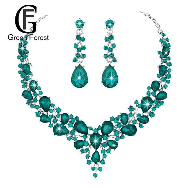 Dangle%20Earrings%20Extension%20Chain%20Heavy%20Dinner%20Women%20Jewelry%20Necklace%20-%20Image%203