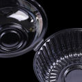 50 cup Plastic Transparent Cake Box Blister Box PVC Round West Point Box Heqing. 
