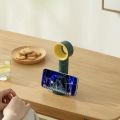 Portable Bladeless Fan Handheld Desktop Mini Air Cooler No Leaf Ultra-quiet Fans Cooling USB Rechargeabe for Travel Outdoor. 