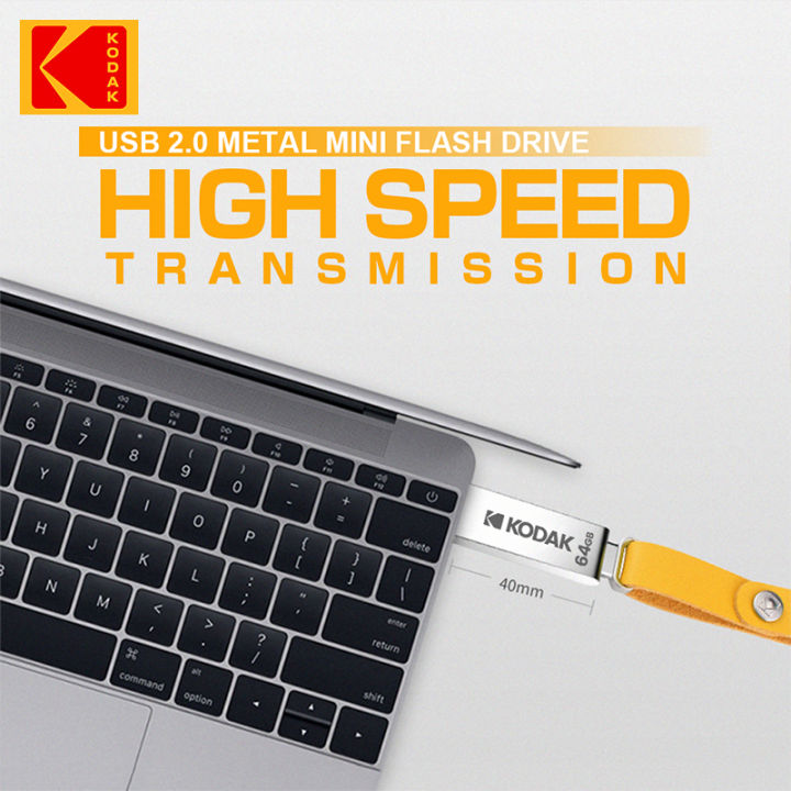 KODAK%20USB%20Flash%20Drives%20Mini%20Pen%20Drive%20128GB%2064GB%2032GB%20Pendrive%20Waterproof%20USB%20Memory%20Stick%20Leather%20Landyard%20+%20type%20C%20adapter%20-%20Image%203