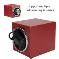 Portable Quiet Automatic Watch Winder Mechanical Watch Winder Display Box Red. 