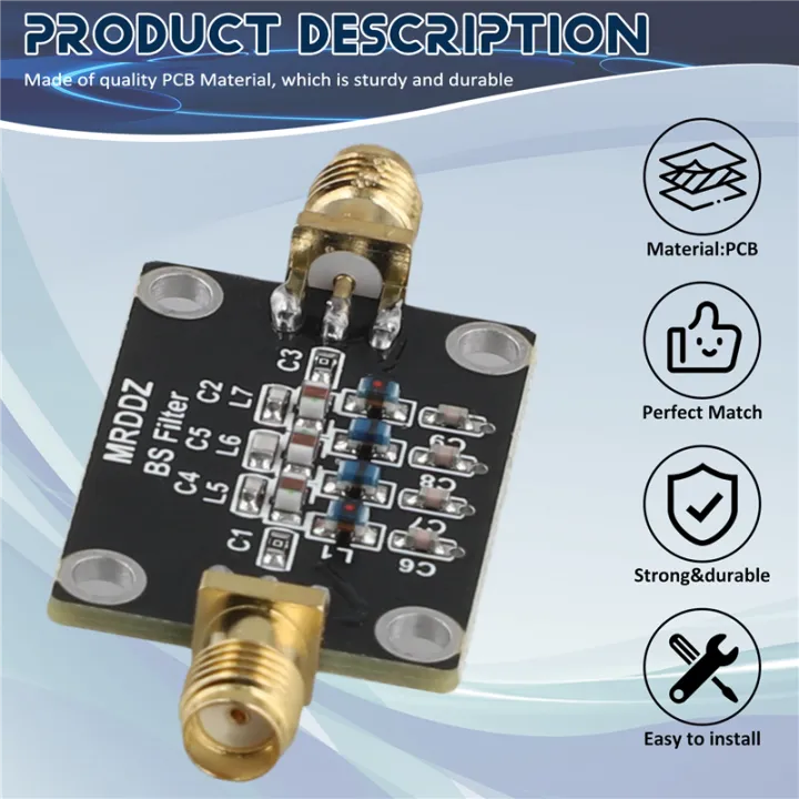 Bandstop Filter Module 88-108MHZ FM Band Stop Filter 70-120MHz for Ham ...