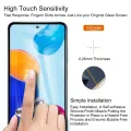 For Xiaomi Redmi Note 11 Global Tempered Glass Screen Protector and Camera Lens Film Protector 2in1 For note 11 Transparent. 