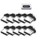 10PC/SET Round Magnetic Cable Plug 8 Pin Type-C Plugs Fast Charging Phone Magnet Charger Plug. 