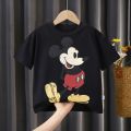 Brand Baby Kids T-shirts 100% Cotton Clothing Tops For Summer Wear T Shirt Kids Children Girl Boy Cartoon Character Mickey Tops. 
