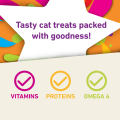 FRISKIES® Party Mix, Classic (1 x 60g Bag) | Dry Cat Treats/Snek Kering Kucing. 