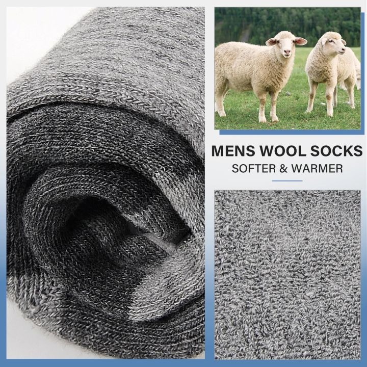 SIMIYA%205%20Pairs%20Merino%20Wool%20Socks%20for%20Men%20Warm%20Thermal%20Winter%20Socks%20Non-Slip%20Hiking%20Socks%20Breathable%20Crew%20Socks%20for%20Cold%20Weather%20-%20Image%203