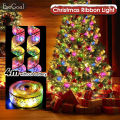 EsoGoal 1/4M Ribbon Fairy Light Christmas Decoration Light Christmas Tree Ornaments String Lights LED Ribbon Lights Christmas Tree String Lights for Party Decoration Indoor Outdoor Hanging Items. 