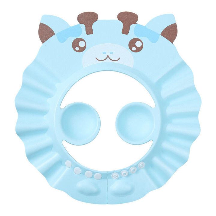 Cute%20Cartoon%20Animal%20Baby%20Shower%20Cap%20Soft%20Kids%20Shampoo%20Shield%20Bath%20Head%20Cover%20Adjustable%20Hair%20Wash%20Hat%20Infant%20Safe%20Ear%20Protection%20-%20Image%204