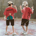 New Summer Boys Clothing Sets Children T-shirt Short Sleeve +Pants Set Two Pieces Set Kids Baby Boys Clothes 6 8 10 11 12 Years. 