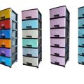 PLASTIC DRAWER 6 LOCKERS. 