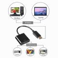 DP to HDTV Adapter DP Display Port Male To HDMI Female Cable Converter Adapter Cable For Laptop PC. 
