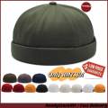 Kopiah Topi Korean style Lelaki Viral Topiah Songkok Roll Hat Sailor Prayer Casual Brimless Cap. 