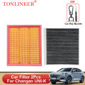 Tonlinker Cabin Air Filter 2pcs For Changan Uni-K Unik 2.0l 2.0at Multiple Filtering Car Filter Oem:1109190-Cr01 8119030-Cr01. 
