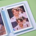 3 Inch 40 Bags Cartoon Heart Hollow Out Photo Album Polaroid Storage Box Card Collection Book Pvc Photo Card Holder. 