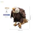 Fake Owl Realistic Decoration Owl Scarecrow Bird Scarer Fake Owl Statue Decoy for Garden Decor. 