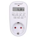 【InnovateWorld】EU Plug Outlet Electric Digital Time Control 7 Day Weekly Programmable Plug-in Timer Switch Wall Clock Power Socket 220V 230V AC. 