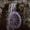 Water Fountain Rotation Wheel DIY Water Wheel Model Fountain Feng Shui Wheel 10cm. 