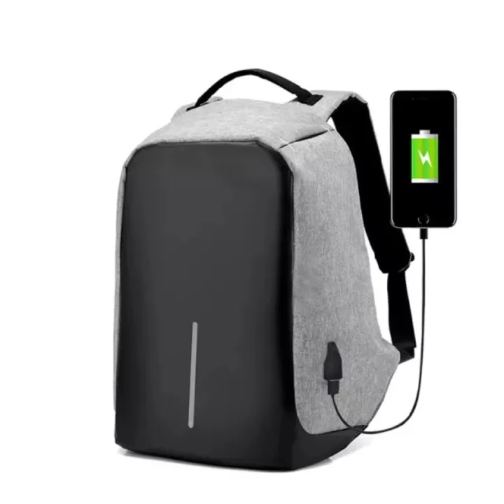 Firewings 15.6 Inch Laptop USB Charge Backpack Anti Theft Bags Waterproof Bag