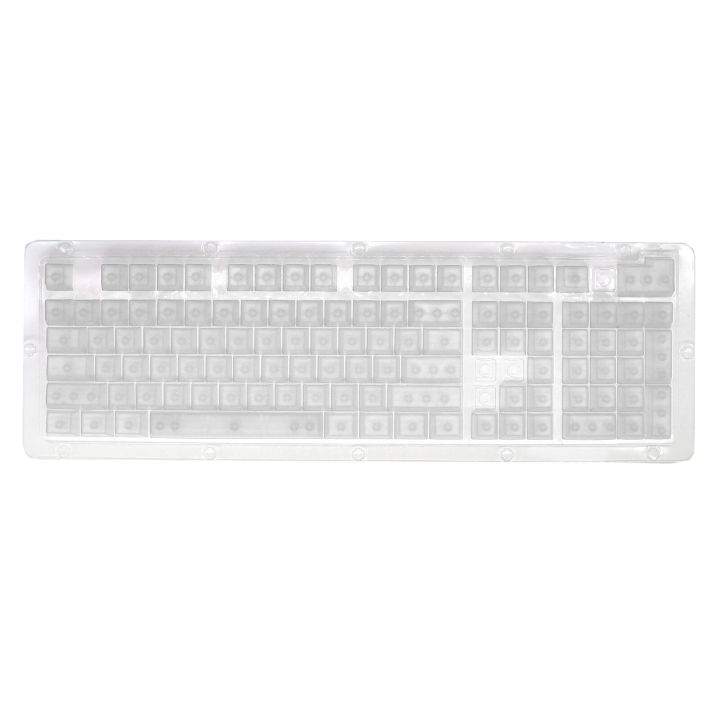 Keys%20Key%20Caps%20Transparent%20Clear%20Ergonomic%20No%20Lettering%20Anti-slip%20RGB%20Backlit%20ABS%20Mechanical%20Gaming%20Keyboard%20Keycaps%20for%20Office%20104%20Keys%20Stylish%20-%20Image%203