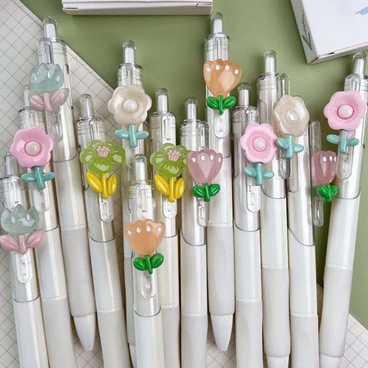 1/2pcs%20Cute%20Mini%20Flower%20Gel%20Pens%20Black%20Ink%20Neutral%20Pens%20Kawaii%20Korean%20Stationery%20Kids%20Gifts%20Writing%20Tools%20School%20Office%20Supplies%20-%20Image%205