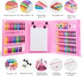 TOMMYHOME Drawing Kit 208PCS Deluxe Colouring Art Set for Kids 6-12 Drawing & Painting Set with Watercolour Drawing Colouring Pencils for Children Kid Girls Boys. 