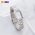 Skmei Quartz Watch Fashion Thin Watches Ladies Casual Dress Luxury Silver Ladies Rhinestone Waterproof Relogio Feminino 1400. 