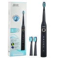 【EleganceWorld】Seago SG-949 Electric Toothbrush 3 brush heads For Adult 5 ing Modes USB Charging Power Tooth Brush Waterproof Portable. 