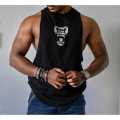 Men's Skinny Cotton Tank Top For Workout Gym Arm Cut Sport Wears. 