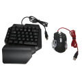 Video Game Keyboard and Mouse Converter High Sensitivity Keyboard Mouse Adapter Converter RGB with OTG Adapter for Game Controller. 