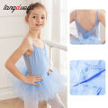 Girls Ballet Skirts sling Dance Suits Kids Ballet Bodysuits Summer training dancing clothes Girls' children's dance skirt ballet. 