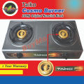 Taiko Gas Cooker with Nonstick (Black or Brown ) and Two Cosmo Burner. 