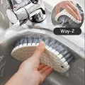 1PCS-Kitchen Cooktop Cleaning Brush Bendable Bathtub Sink Tile Brush Multipurpose Home Kitchen Bathroom Cleaner Tools. 