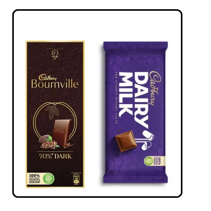 Cadbury%20Dairy%20Milk%20Chocolate%20160g%20Cadbury%20Bournville%20Rich%20Cocoa%2070%25%20Dark%20Chocolate%20Bar,%2080%20g%20x%20Combo%20Pack%20-%20Image%202