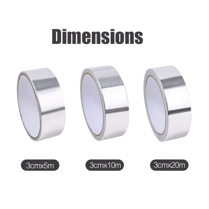 5/10/20M%20Aluminum%20Foil%20Tape%20Strong%20Adhesive%20Repair%20Tape%20Heat%20Safe%20High%20Temperature%20Resistant%20Duct%20Repairs%20Seal%20Ring%20Roll%20-%20Image%208