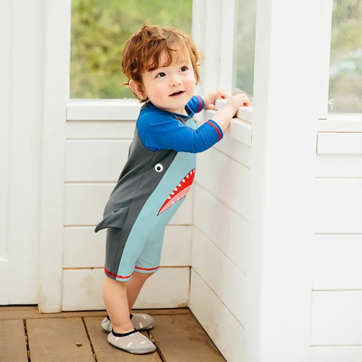 Cotton%20Yfashion%20Boy%201%20o%206%20Years%20Old%20Cartoon%20Sleeve%20Long%20suit%20Sun%20Block%20suit%20color%20-%20Image%206
