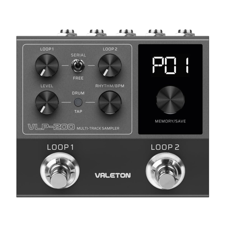 Sojhoop VLP-200 Electric Guitar Effect Recorder Multi Track Sampler Phrase Loop Drum Machine Accompaniment Bass Single Block