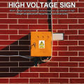 High Voltage Sticker Electrical Safety Signs Caution Label Danger Signage Traffic Safety Outdoor Use. 