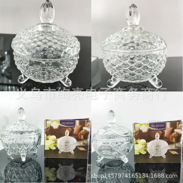 Designer%20Cut%20Footed%20Sugar%20Bowl%20Sweet%20Candy%20Bowl%20Jar%20with%20Lid%20Fish%20Scales%20Series%20-%20Image%205