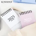 Triangular Folding Desk Calendar 2025 Desk Calendar Annual Planner Coil Calendar Book Yearly Schedule Organizer for Home Office School Supplies Buyers' Top Choice Office Time Management Tool. 