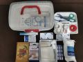 First Aid Box (Portable) full kit with Medicine). 