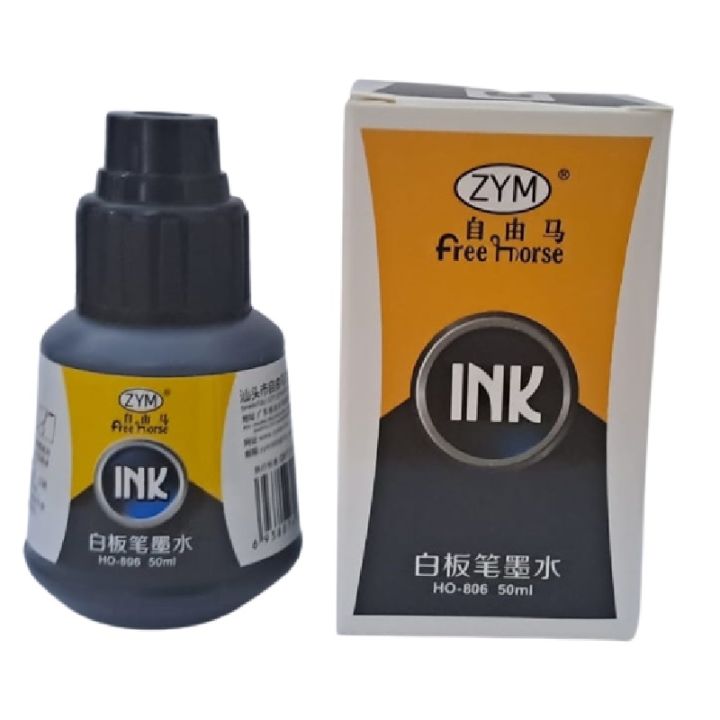 ZYM%20Free%20horse%20white%20board%20marker%20refill%20ink%2050ml%20-%201%20piece%20-%20black/red/blue%20colour%20-%20Image%203
