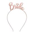 Bride To Be Tiara (Gold / Silver / Rose Gold)  Bachelorette Party Decorations  Tiara for Bridal Shower Parties. 