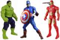 Avenger Action Figure Set Big Size Iron-man, Captain America and Hulk Avengers Infinity war Superheroes. 