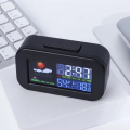 Sojhoop Weather Station Clock with Color Display Temp&Humidity Monitor Backlit for Kids Teens Students - Bedroom Dorm Desk. 