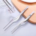 3 Sizes Kitchen Tweezer BBQ Food Tweezer Clip Mini Chief Tongs Stainless Steel Portable Picnic Meat Barbecue Cooking Tool. 