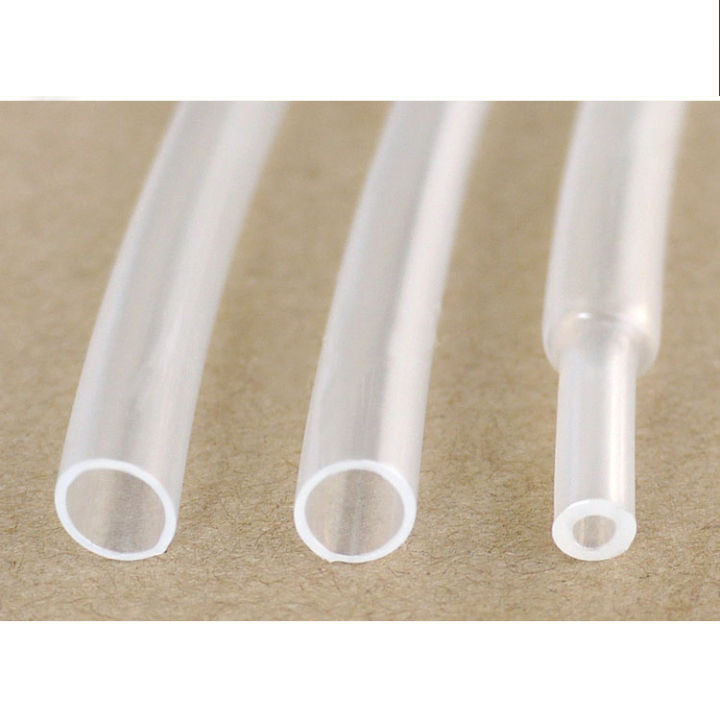 4-52mm(sample)20cm 4:1 Transparent Heat Shrinkable Double Wall Tube Tubing Heat Shrink Tubing with Glue Cable Protection Sleeve