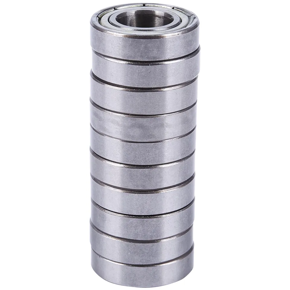 Lot De 10 Roulements à Billes 6901Z 12x24x6mm - Acier Chromé, Simple écran, Précision P0