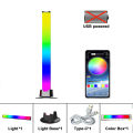 LED Pickup Light RGB Sound Control Symphony Lamp App Control Music Rhythm Lights Ambient LED Lamp Bar TV computer Desktop Light. 