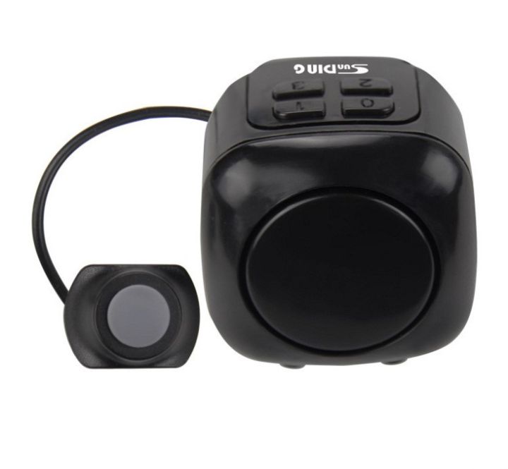 Alarm system with bicycle speaker